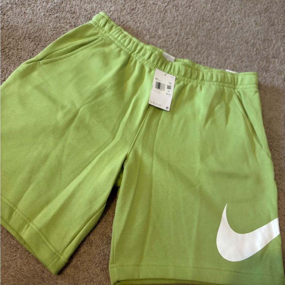 Nike Lime Green Standard Fit Shorts